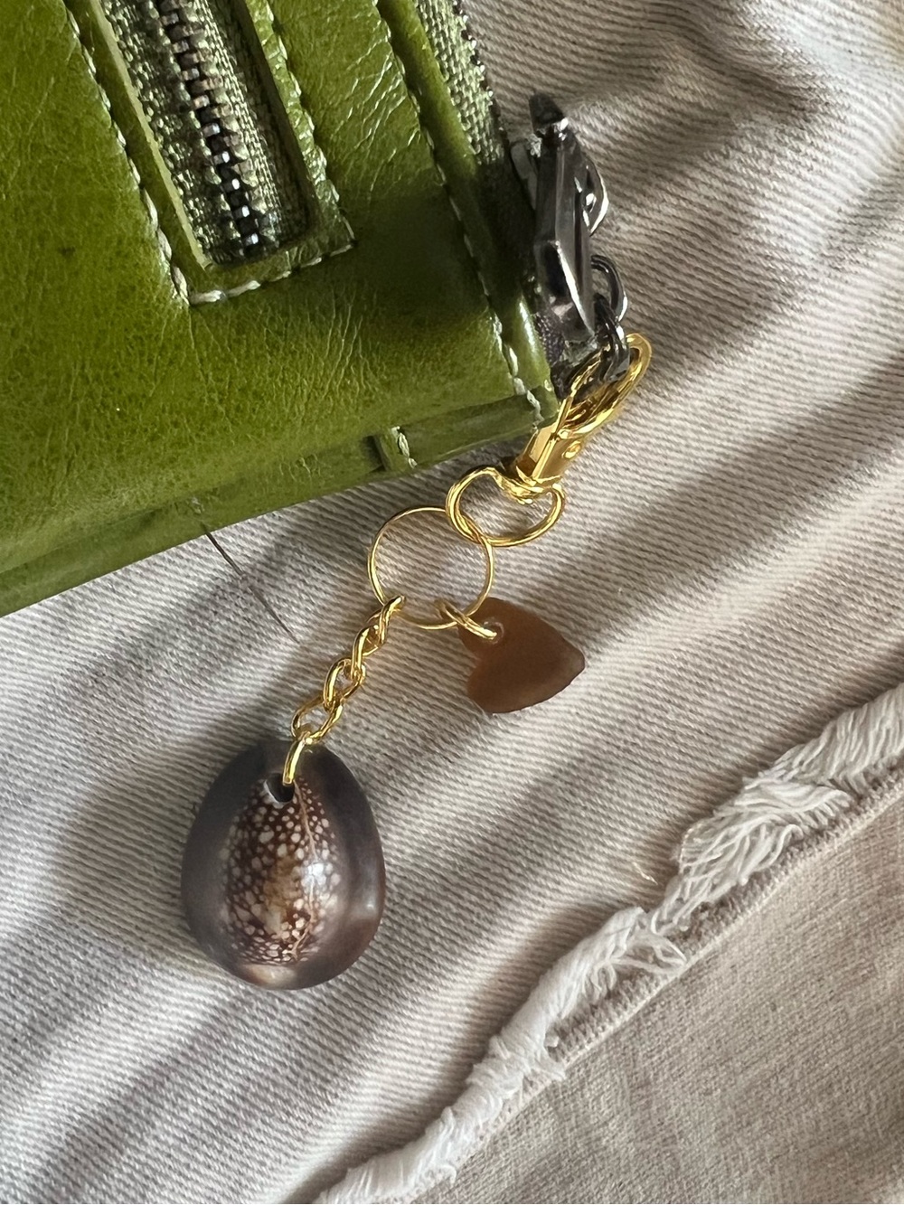 Sea-glass and Shell Charm